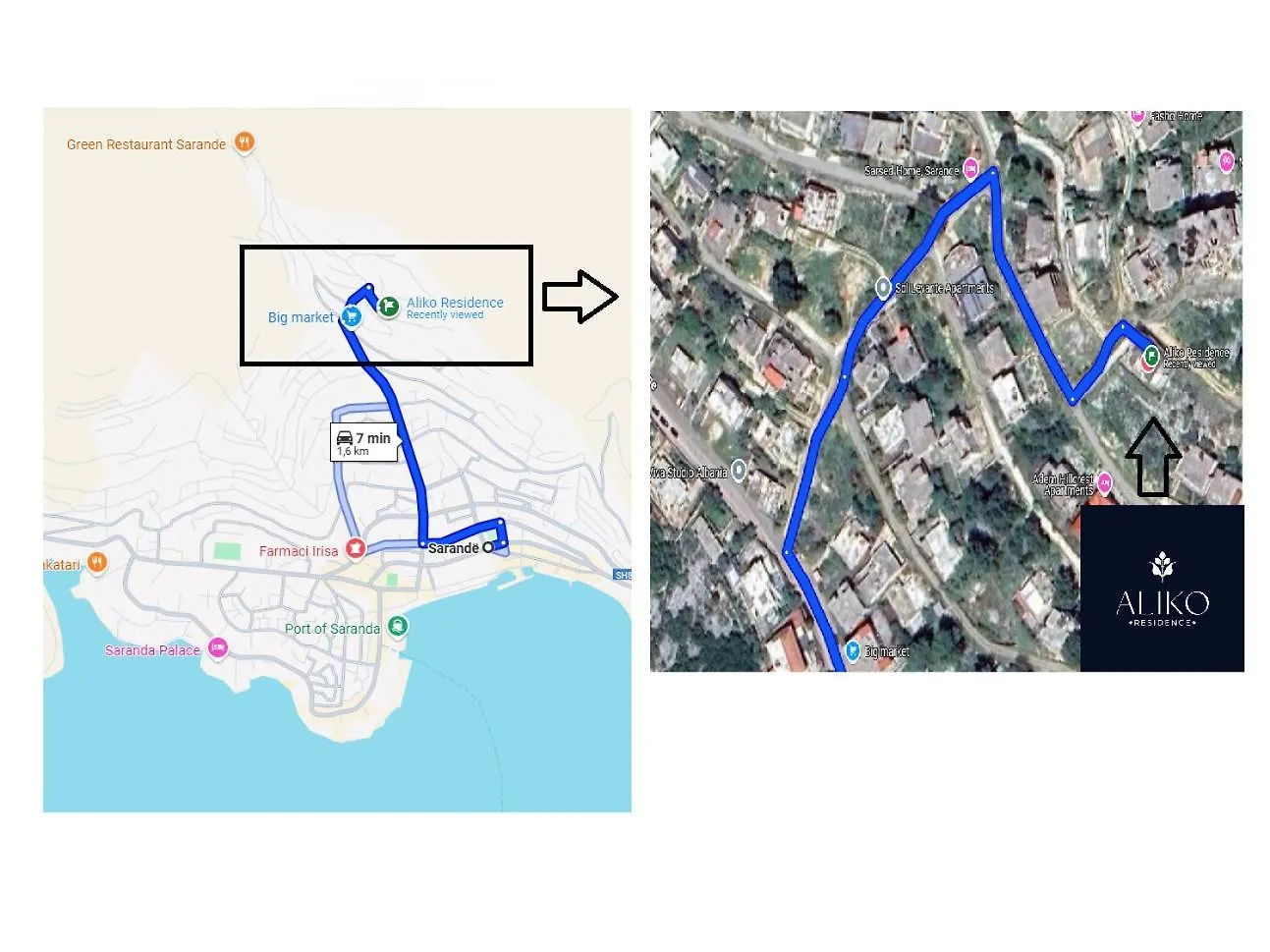Aliko Residence - Sea View Sarande Apartment